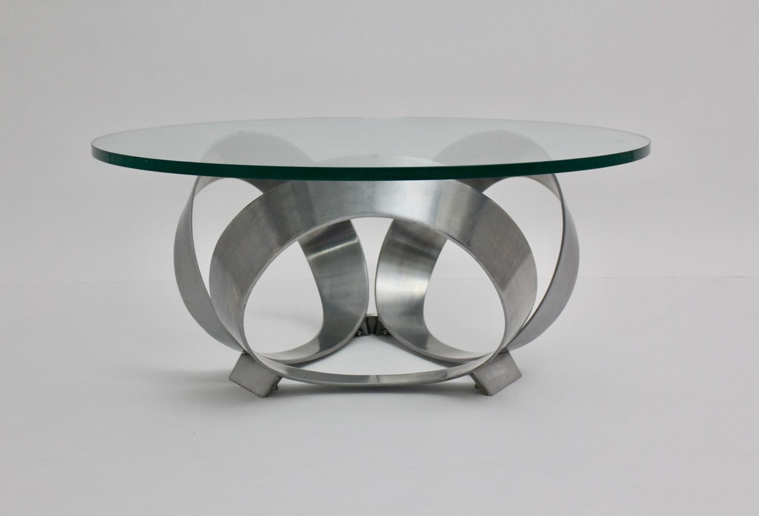 Table basse anneau moderne du milieu du siècle dernier de Knut Hesterberg, Allemagne, années 1960 en vente 3