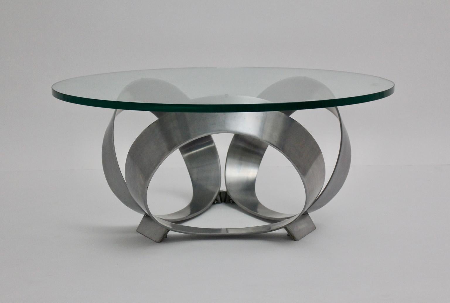 Mid-Century Modern Ring Coffee Table by Knut Hesterberg 1960s Germany For Sale 6