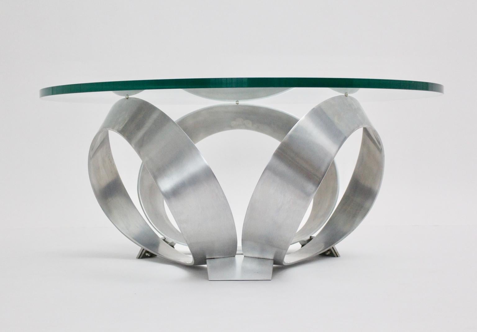 Mid-Century Modern Ring Coffee Table by Knut Hesterberg 1960s Germany For Sale 7