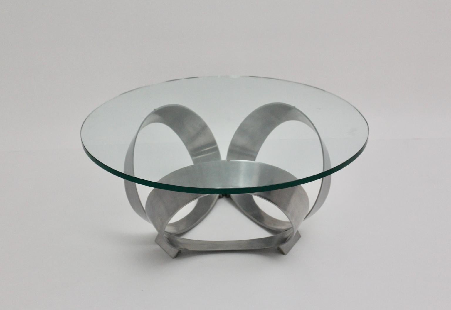 Table basse anneau moderne du milieu du siècle dernier de Knut Hesterberg, Allemagne, années 1960 en vente 7