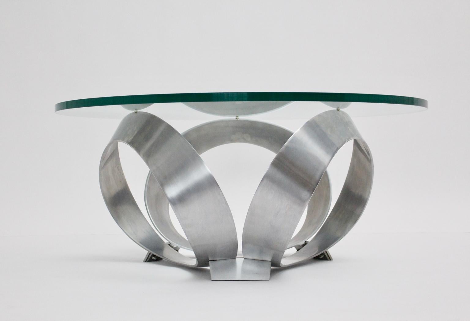 Mid-Century Modern Ring Coffee Table by Knut Hesterberg 1960s Germany In Good Condition For Sale In Vienna, AT