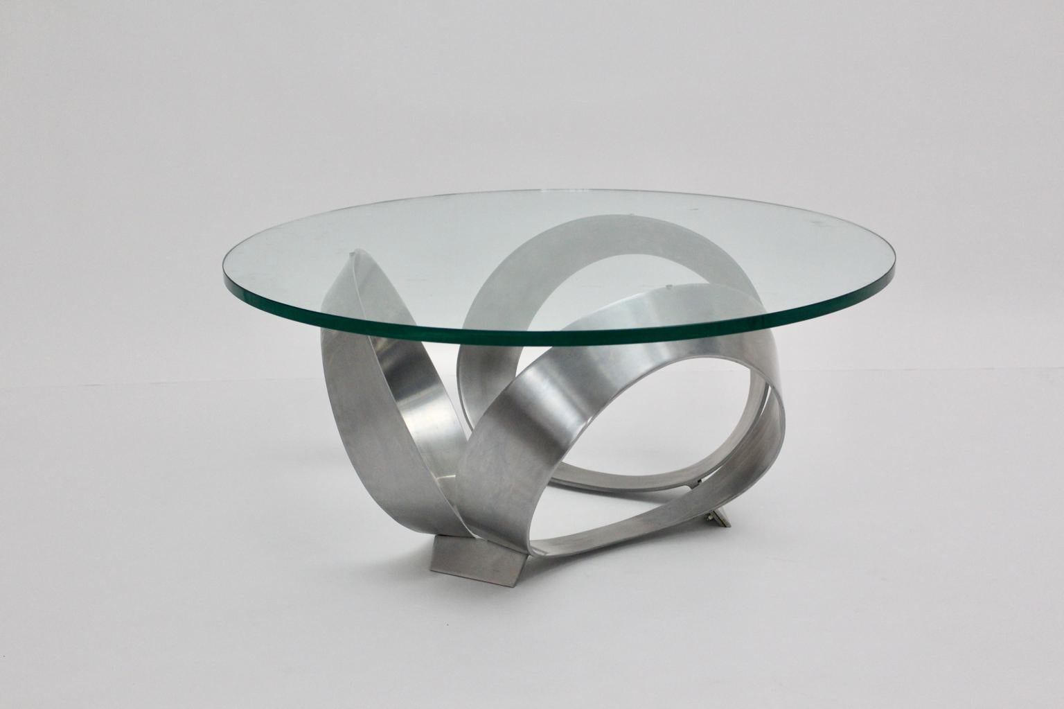 Mid-Century Modern Ring Couchtisch von Knut Hesterberg, 1960er Jahre, Deutschland im Angebot 3