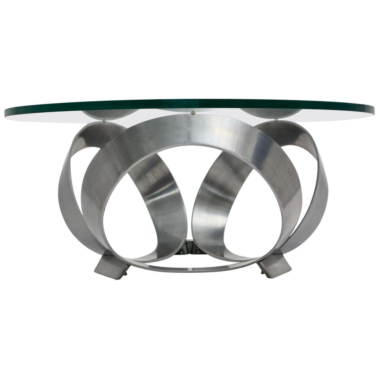 Mid-Century Modern Ring Coffee Table by Knut Hesterberg 1960s Germany