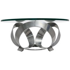 Vintage Mid-Century Modern Ring Coffee Table by Knut Hesterberg 1960s Germany