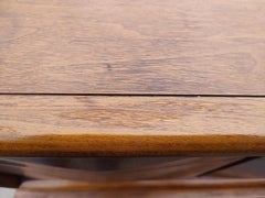 Mid Century Modern Diamond Faced Walnut Highboy Dresser by United Furniture