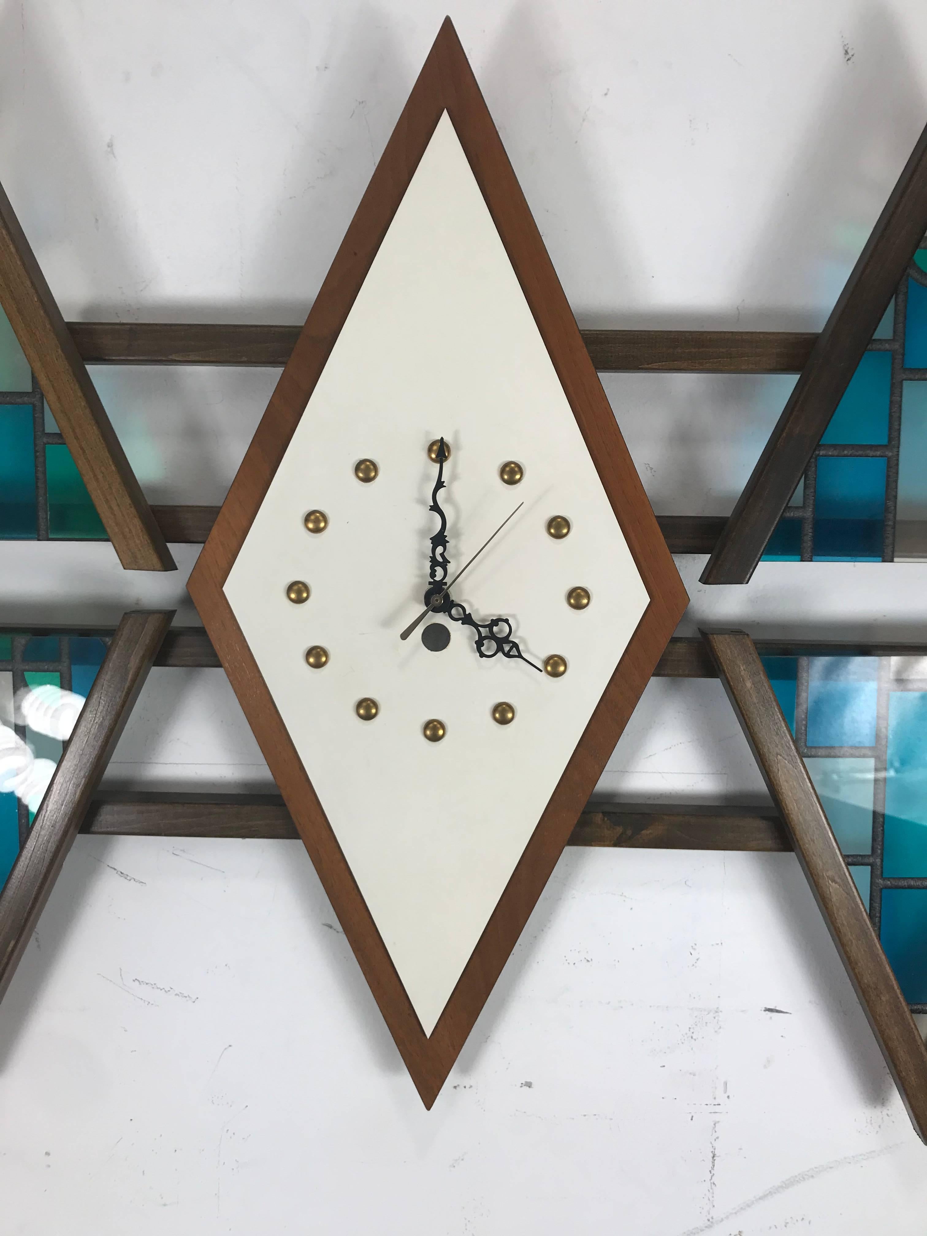 diamond wall clocks