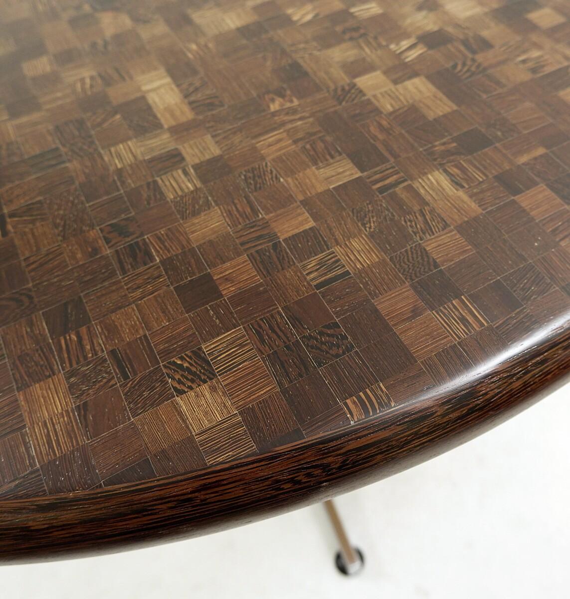 Mid-Century Modern Dieter Waeckerlin Dining Table in Wenge, Switzerland, 1960s In Good Condition In Brussels , BE