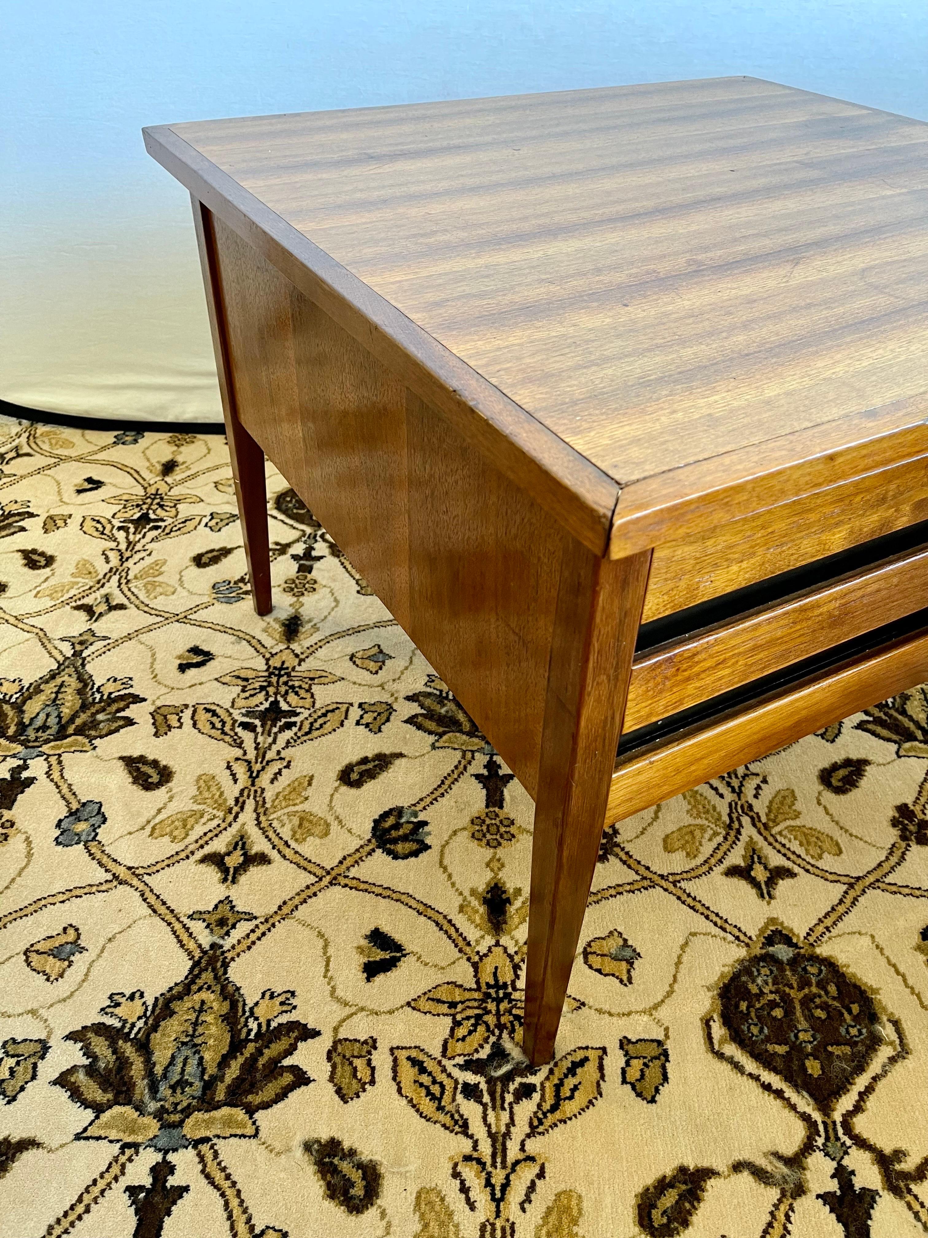 Mid-Century Modern Dillingham Esprit End Table Designed by Merton Gershun 4