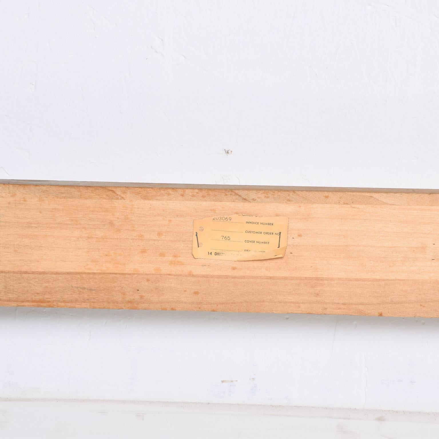 Mid-Century Modern Dillingham Tufted Walnut Headboard Full Size In Good Condition In Chula Vista, CA