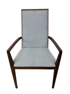 Mid-Century Modern Dillingham Walnut Dining Chairs - Set of 4