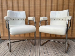 Mid-Century Modern Dining Armchairs by I4Mariani for the Pace Collection