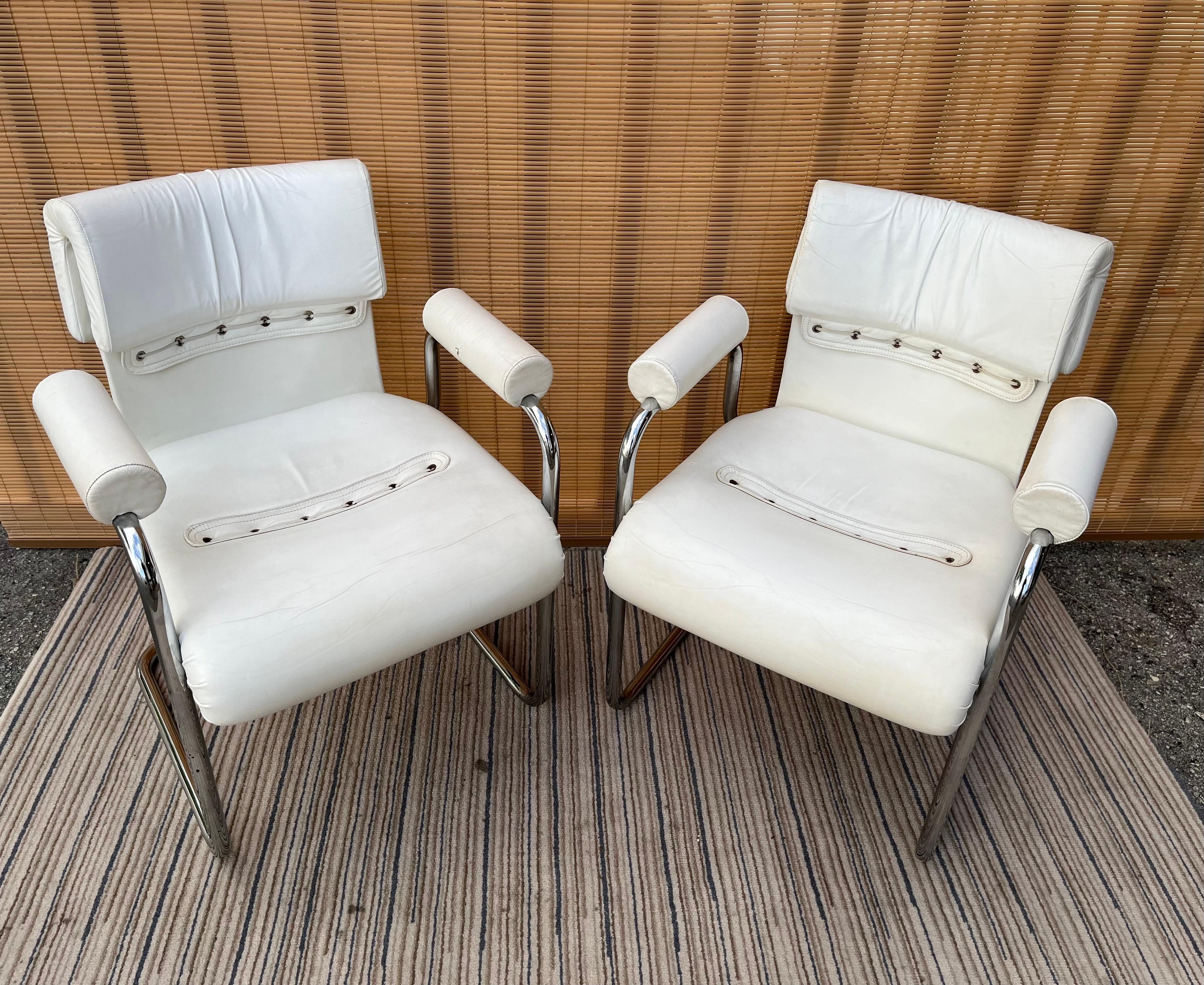 Italian Mid-Century Modern Dining Armchairs by I4Mariani for the Pace Collection For Sale