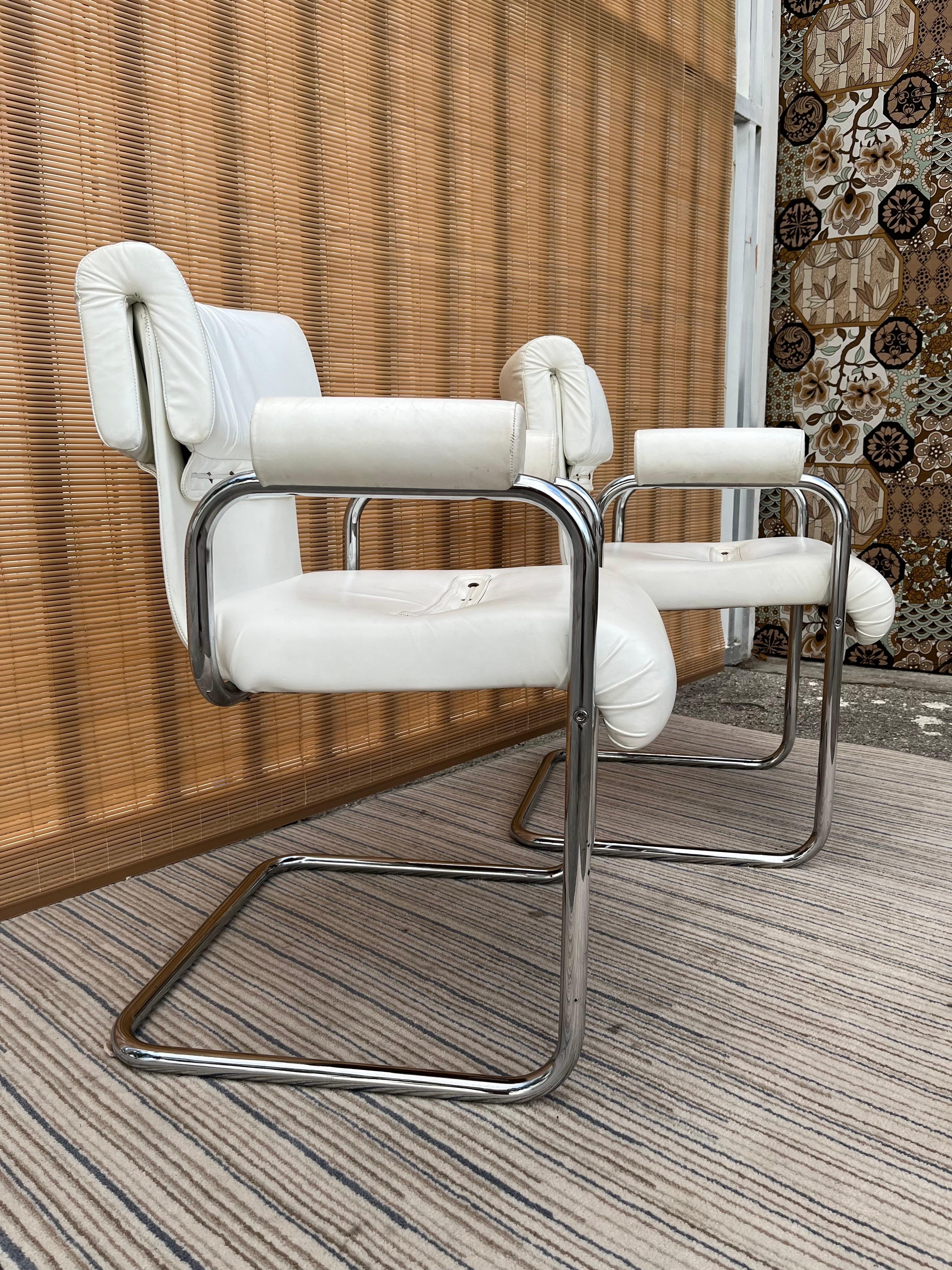 Mid-Century Modern Dining Armchairs by I4Mariani for the Pace Collection For Sale 2