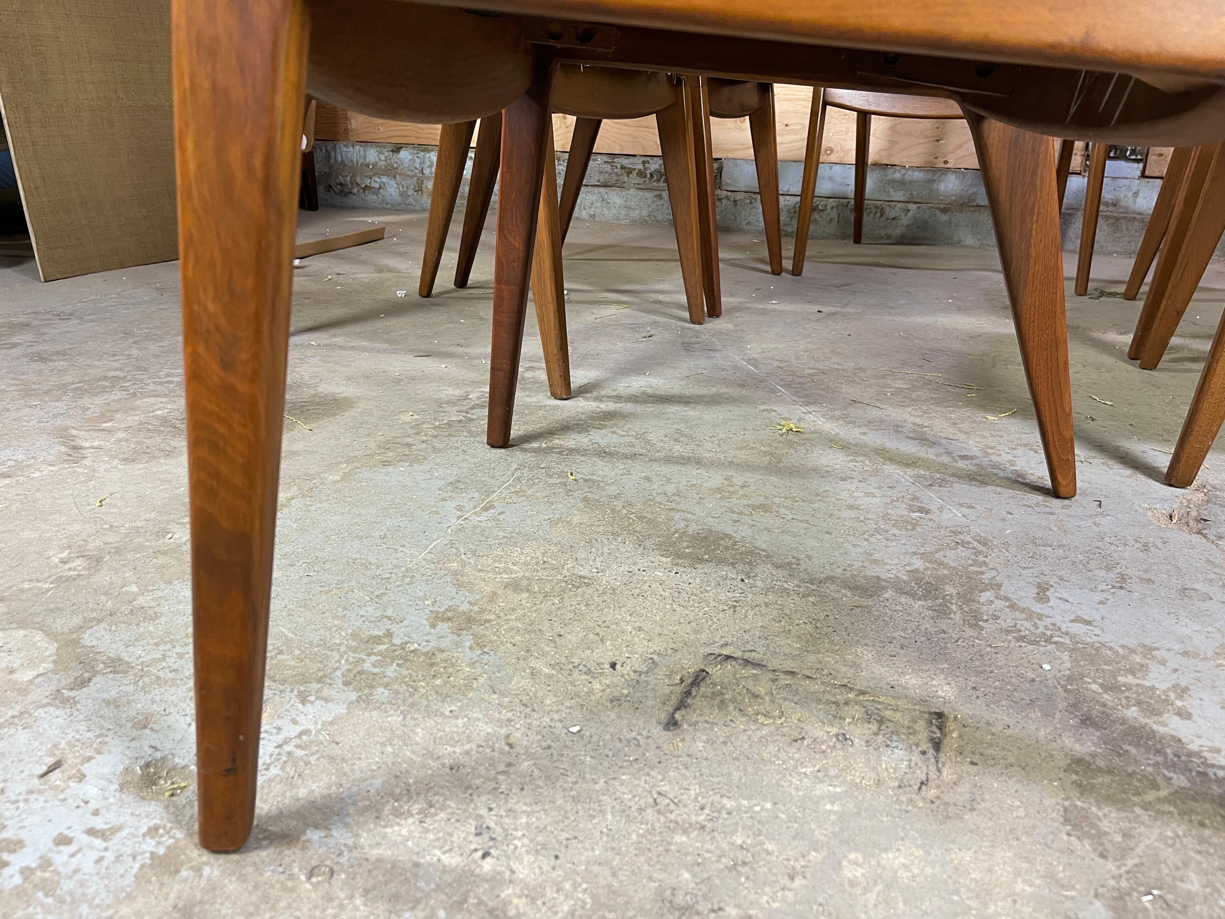 Mid-Century Modern Dining Chairs After James Mont Six in Walnut 1