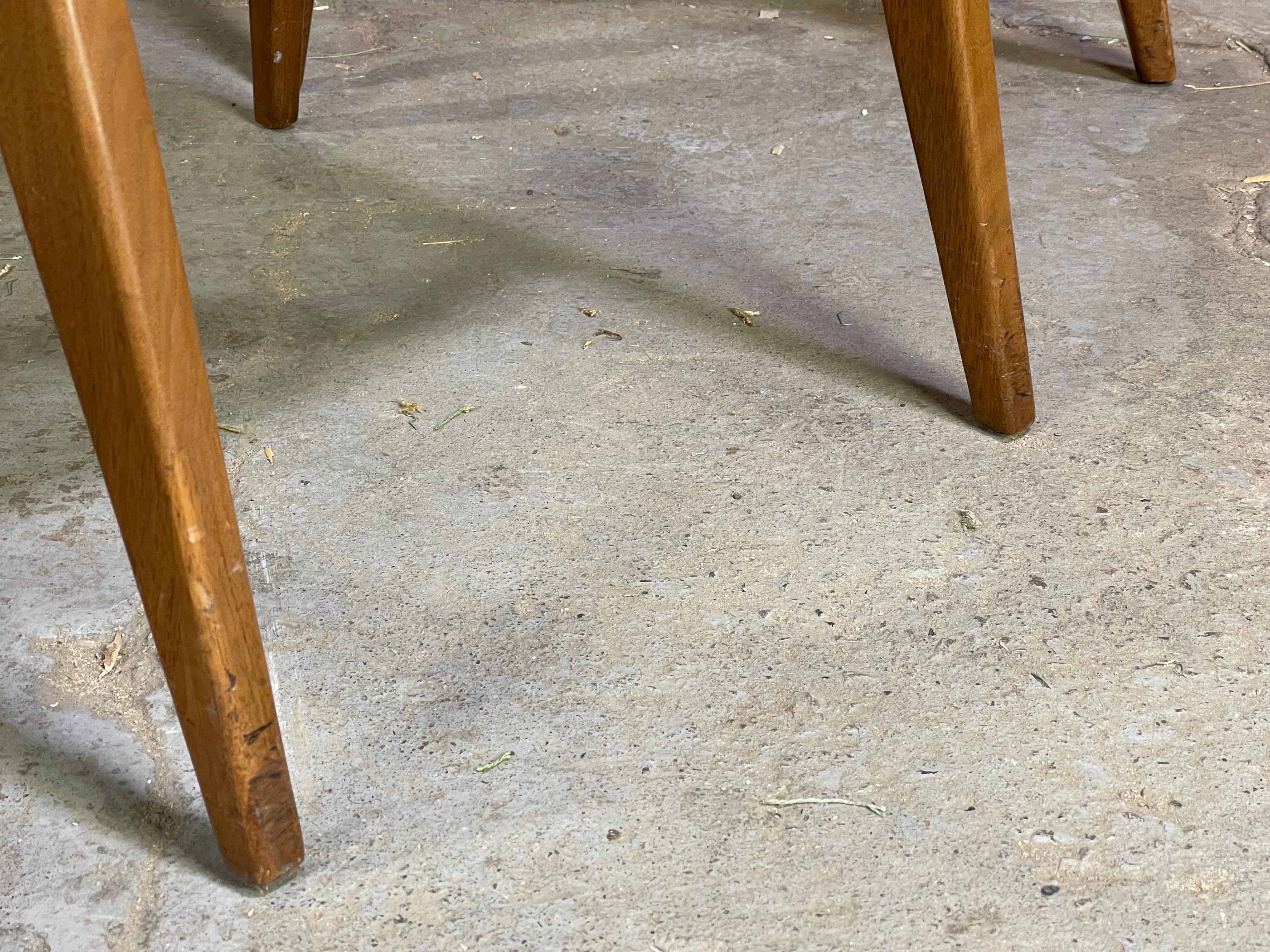 Mid-Century Modern Dining Chairs After James Mont Six in Walnut 3