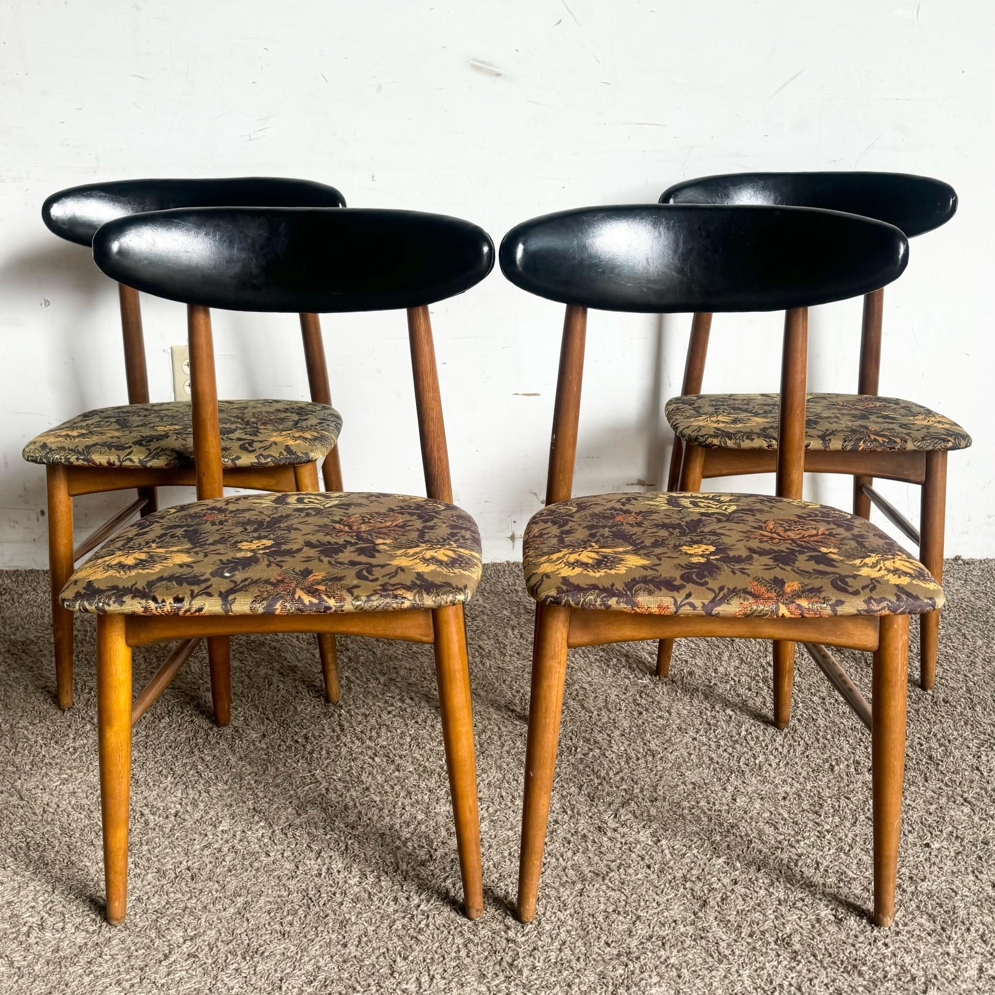 American Mid Century Modern Dining Chairs ‚ÄúRoomates‚Äù by Baumritter - Set of 4