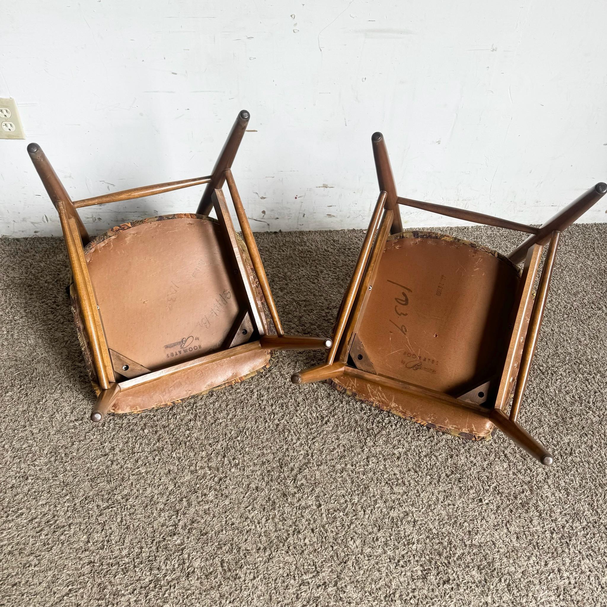 Mid Century Modern Dining Chairs ‚ÄúRoomates‚Äù by Baumritter - Set of 4 1