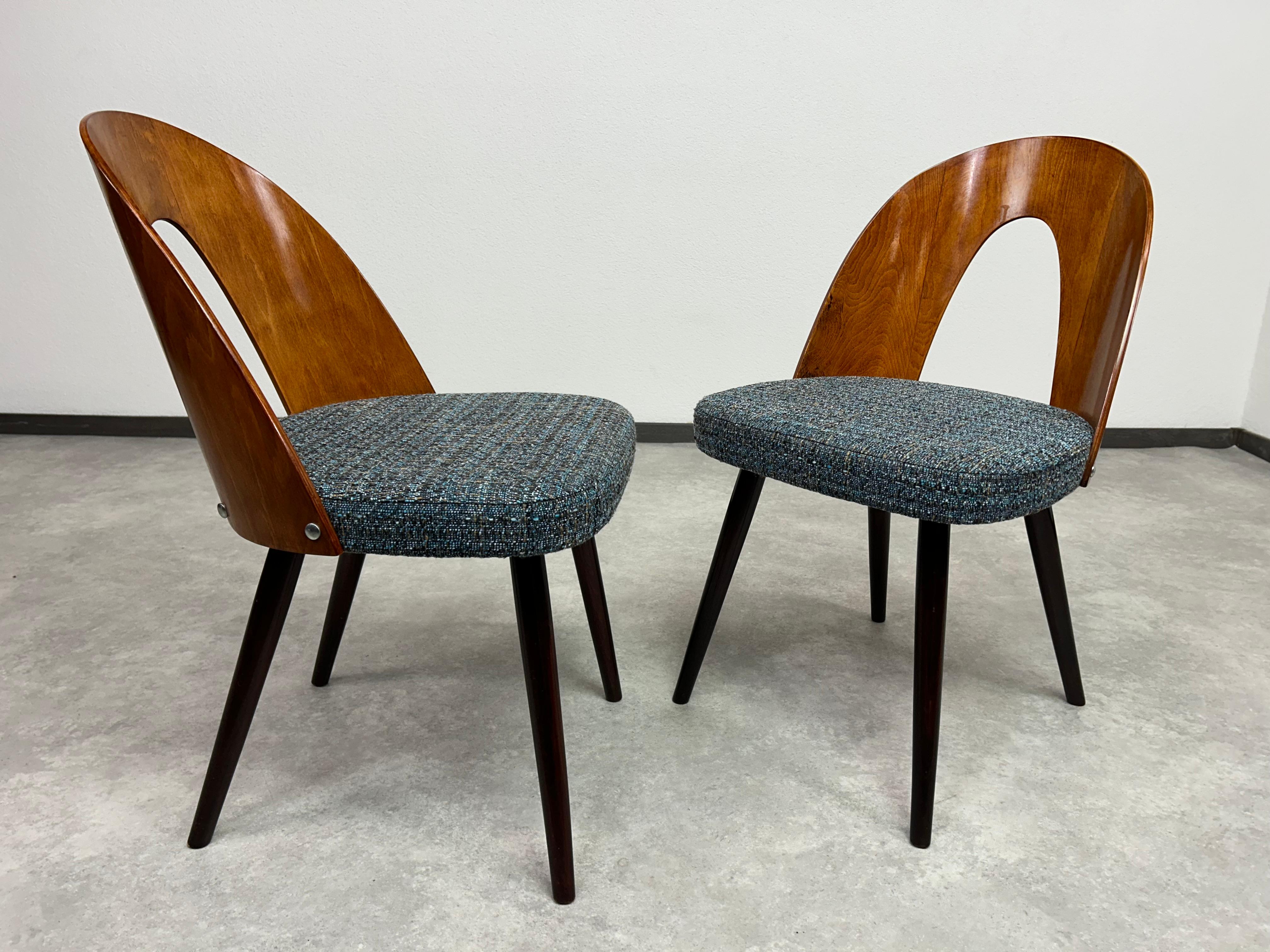 Mid-Century Modern Mid-century modern dining chairs by Antonín Šuman for Tatra nábytok Pravenec For Sale