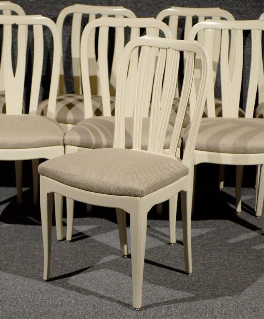 Mid-Century moderno Sedie da pranzo moderne del metà secolo di Carl Malmsten, set di 8 pezzi in vendita