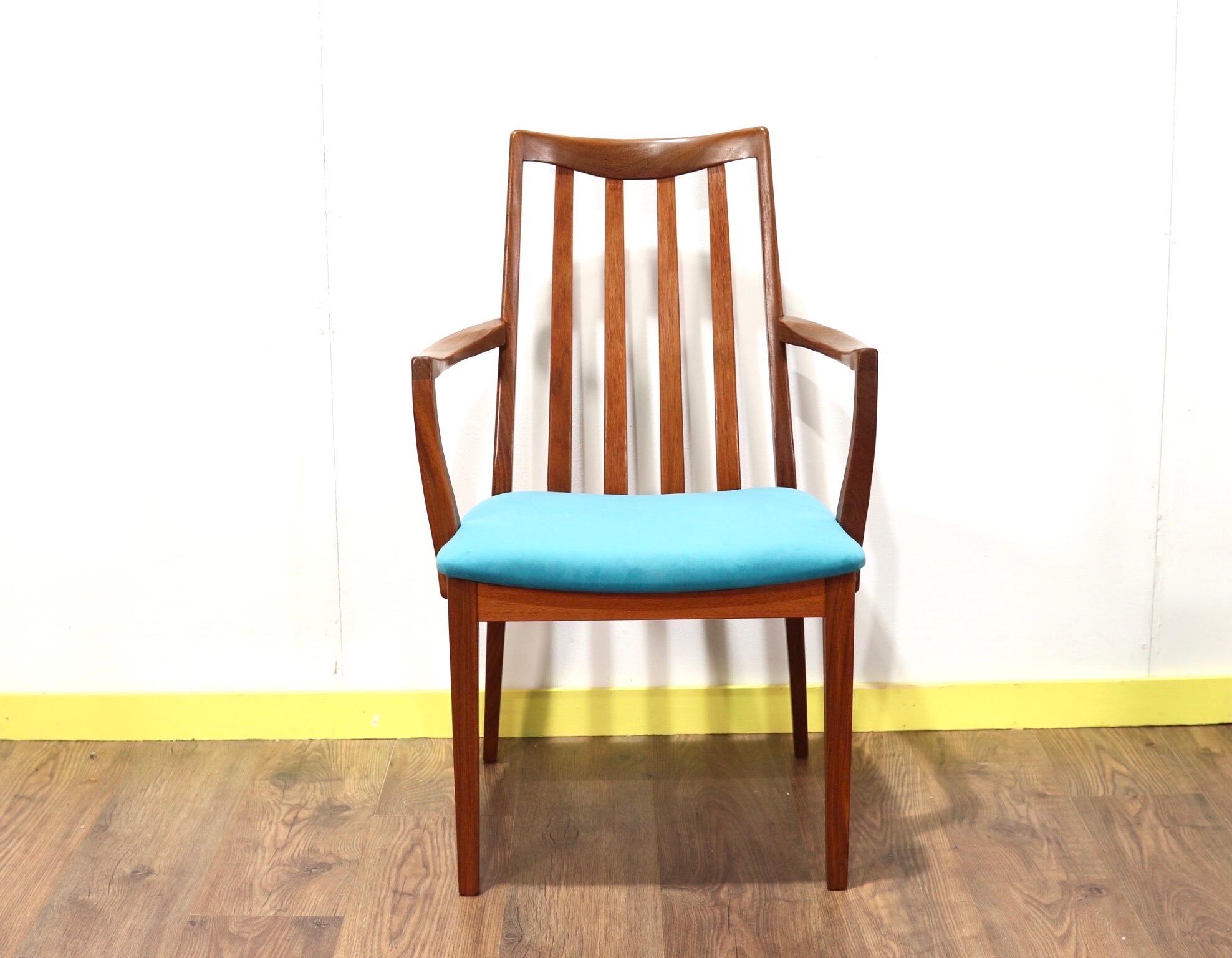 Mid-Century Modern Dining Chairs by G Plan Brasilia x 6 12