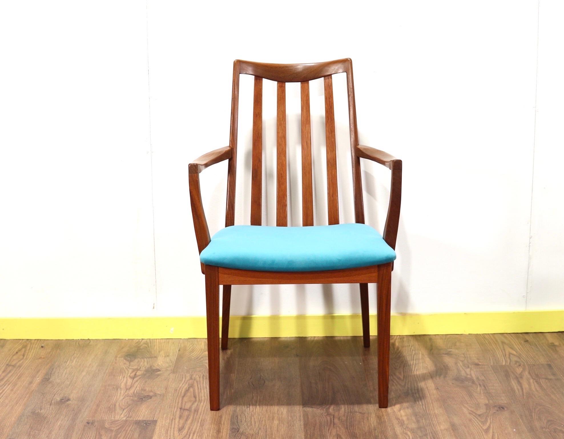 Mid-Century Modern Dining Chairs by G Plan Brasilia x 6 14