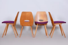 Mid-Century Modern Dining Chairs, Designed by František Jirák for Tatra Nábytok
