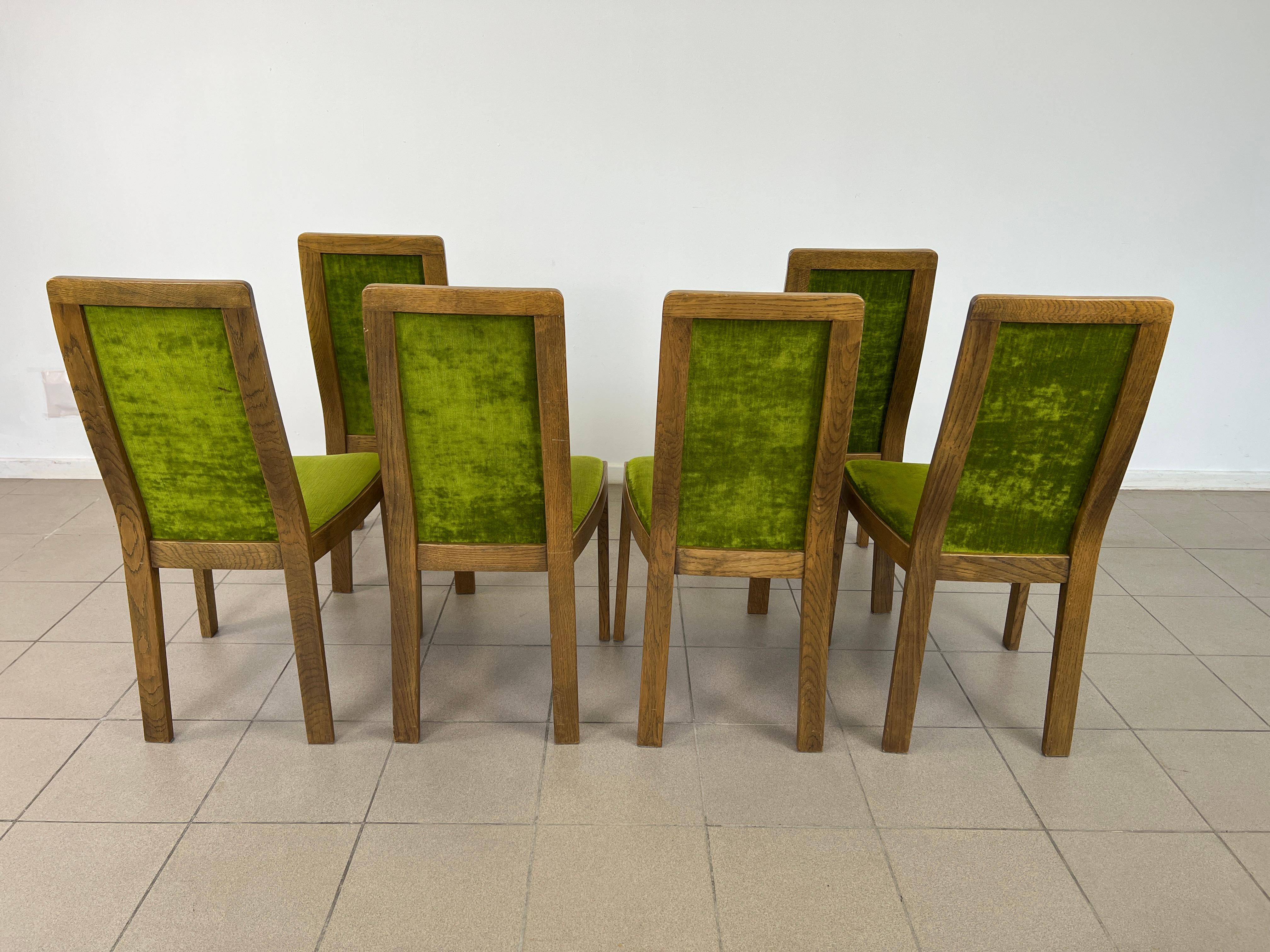 Mid-Century Modern Dining Chairs – Set of 6 im Zustand „Gut“ im Angebot in Bridgeport, CT