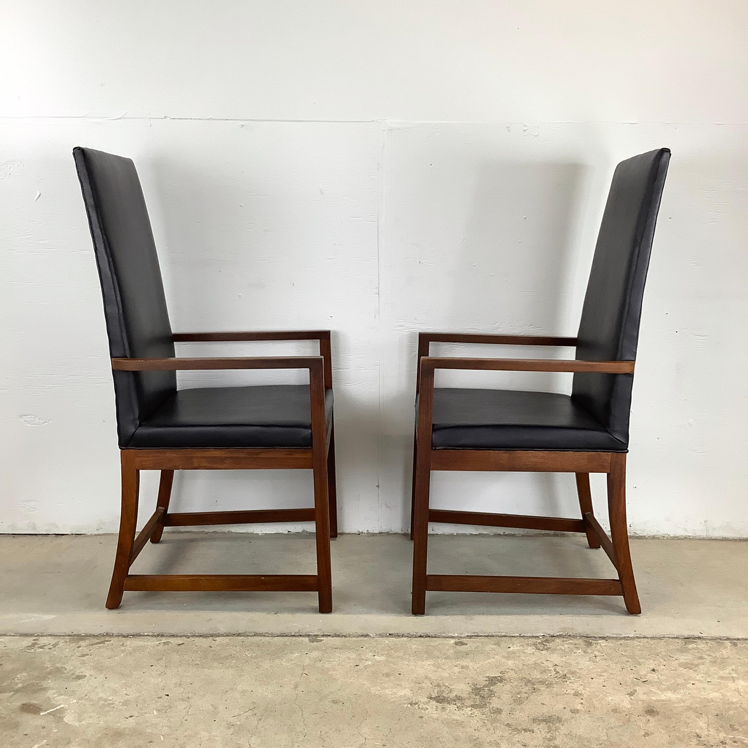 20th Century Mid-Century Modern Dining Chairs- Set of 8