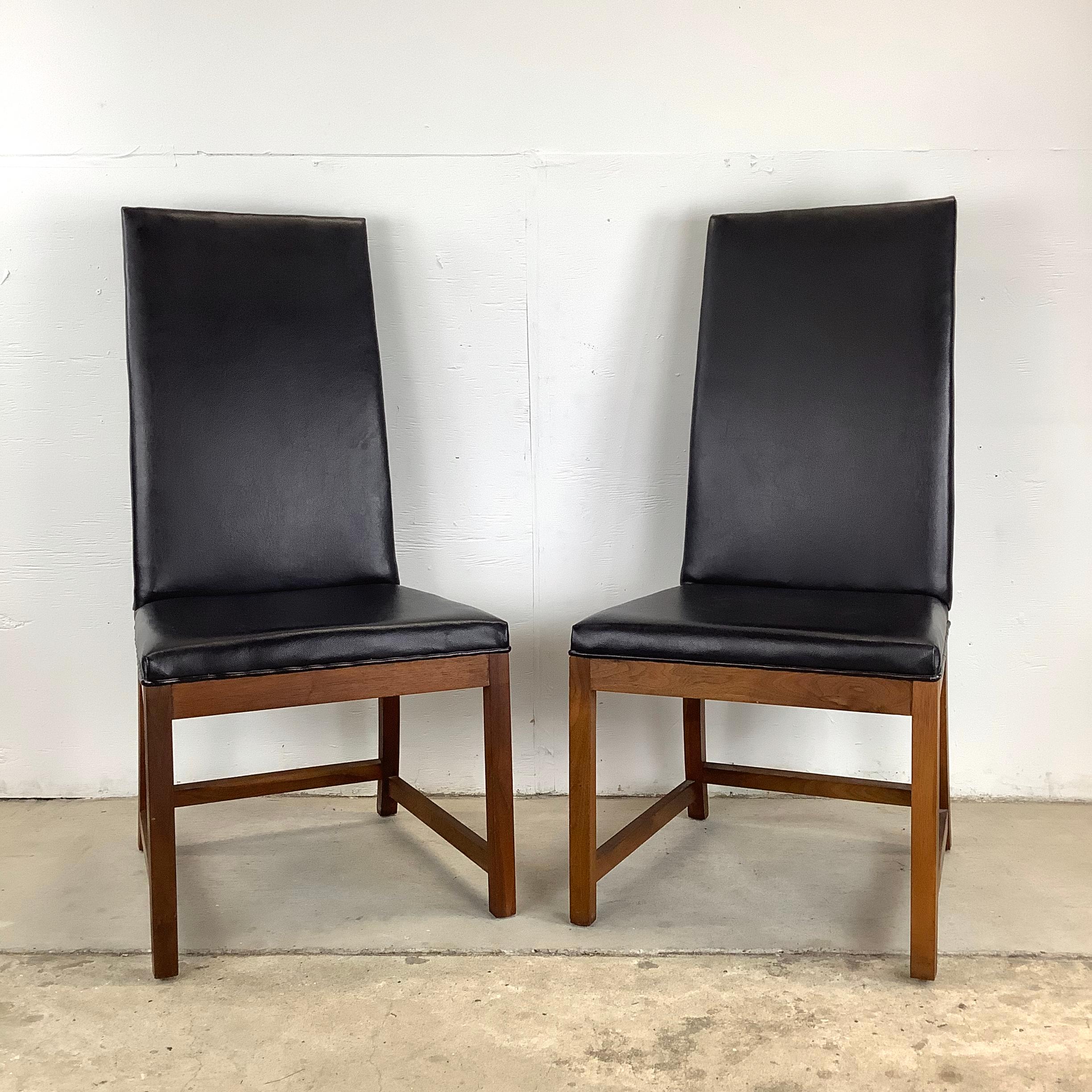 Fabric Mid-Century Modern Dining Chairs- Set of 8