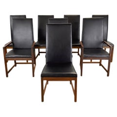 Mid-Century Modern Dining Chairs- Set of 8