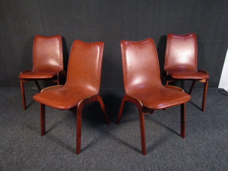 Set of four beautiful dining chairs. These are in very good condition with very little wear and tear.