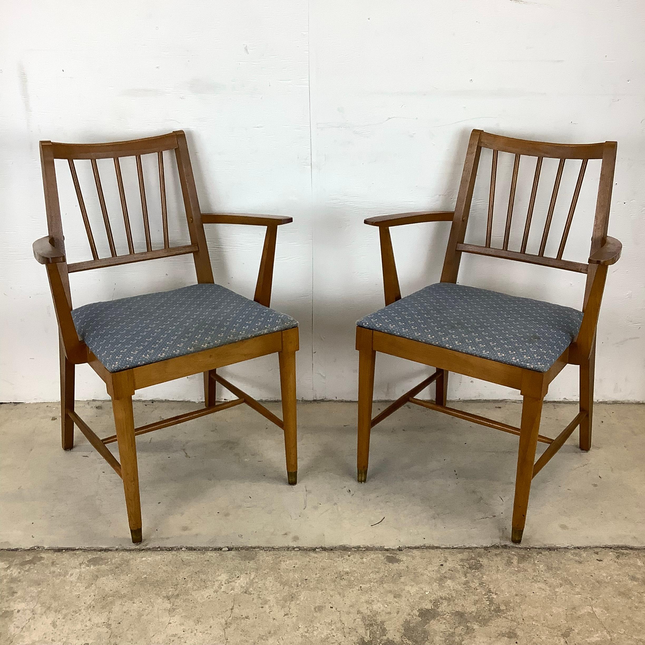 Unknown Mid-Century Modern Dining Chairs- Set of Six