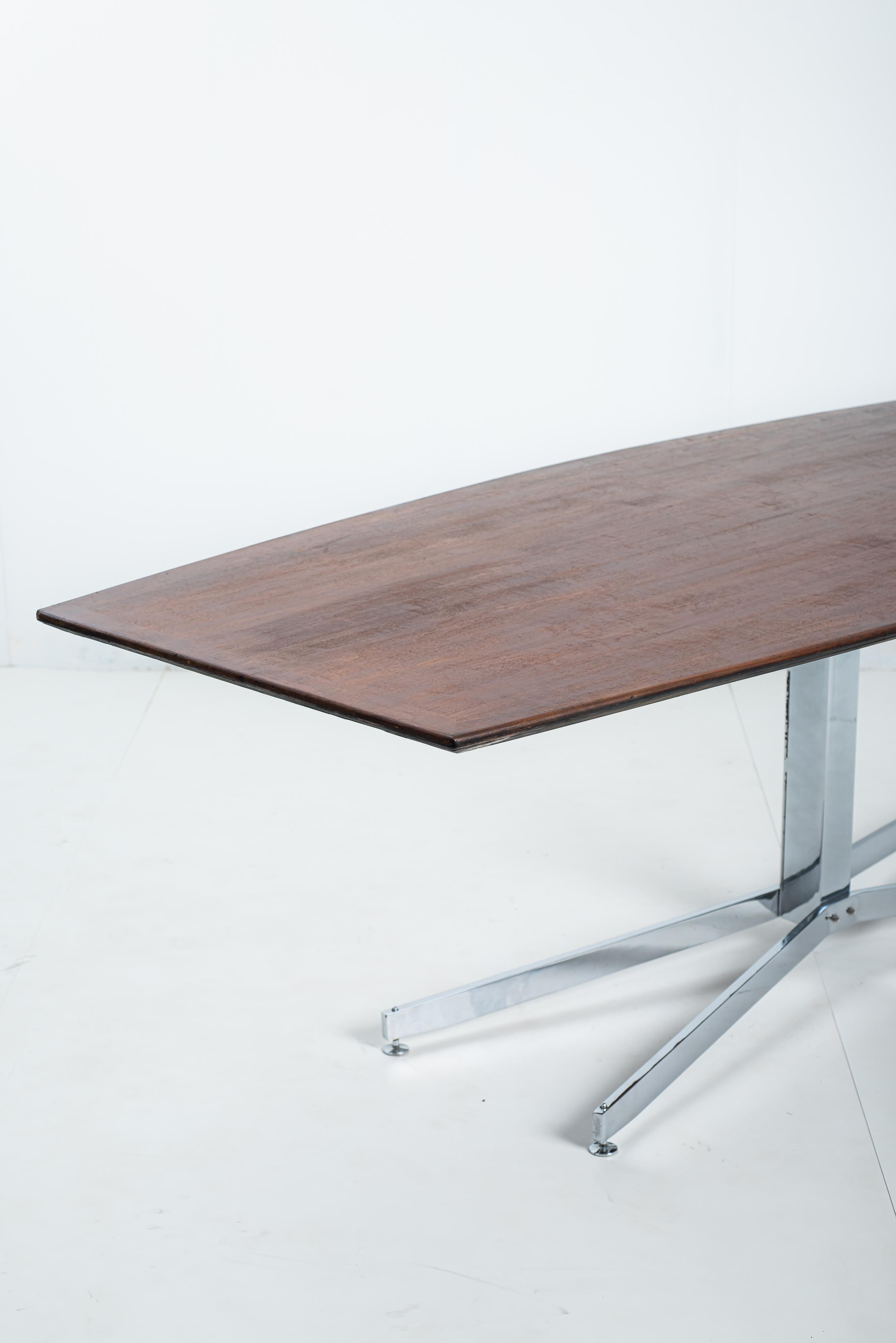 Mid-Century Modern Dining/ Conference Table by Forma S.A., Brazil, 1950s For Sale 5