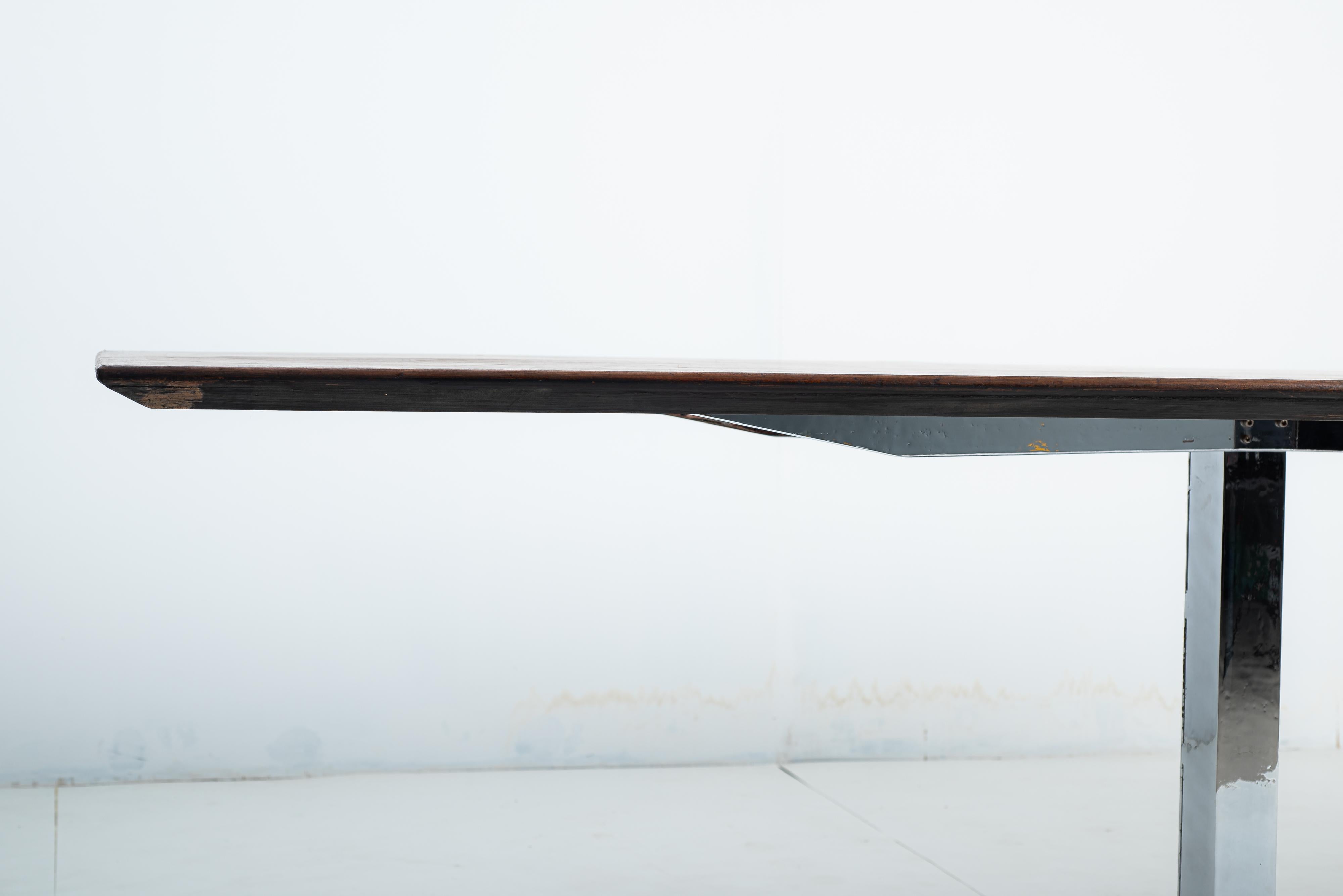 Mid-20th Century Mid-Century Modern Dining/ Conference Table by Forma S.A., Brazil, 1950s For Sale