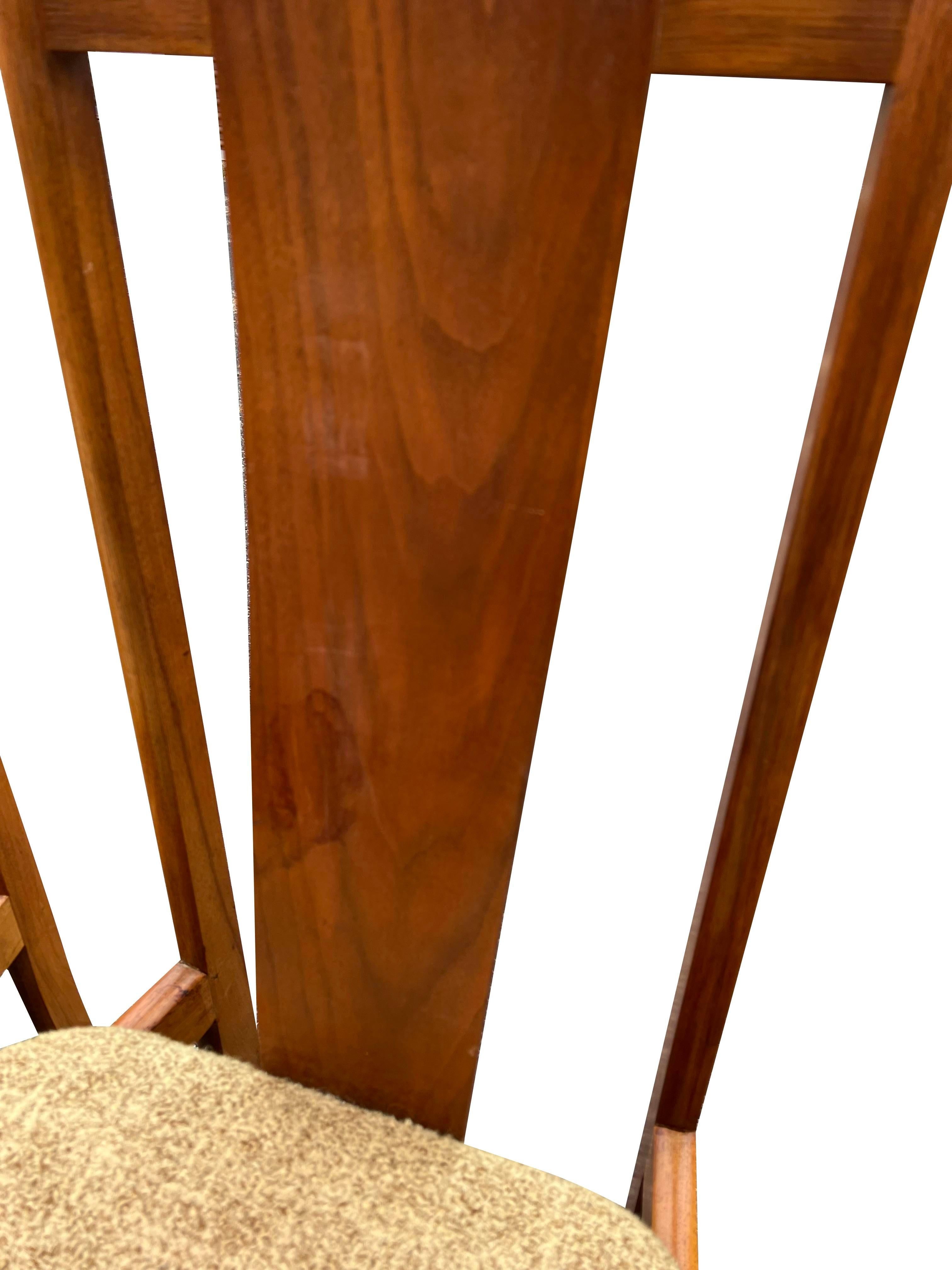 Sillas Flotantes de Comedor Modernas de Mitad de Siglo Juego de 6 en venta 2