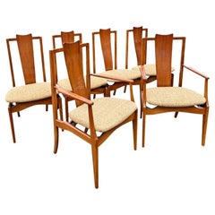 Mid Century Modern Dining Floating Chairs Set of 6