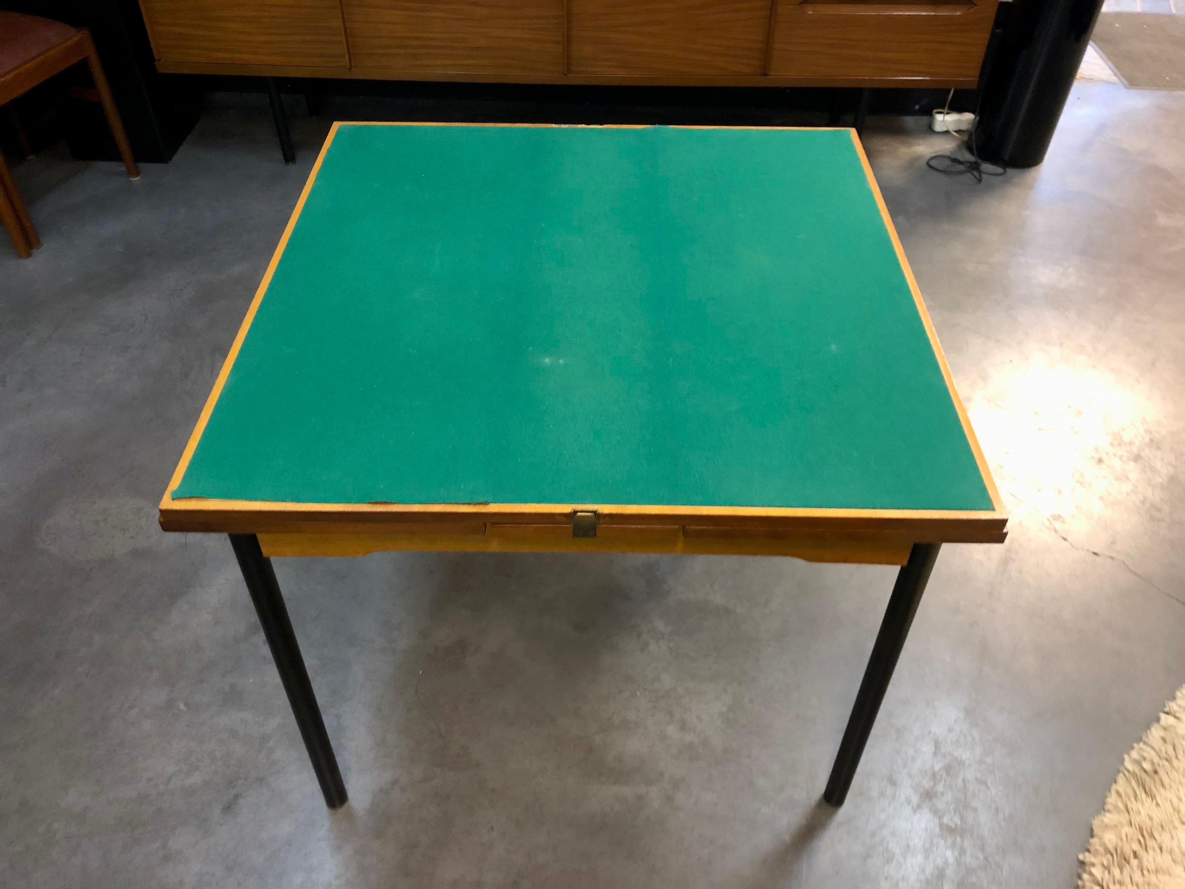 Mid century modern dining or gaming table For Sale 2