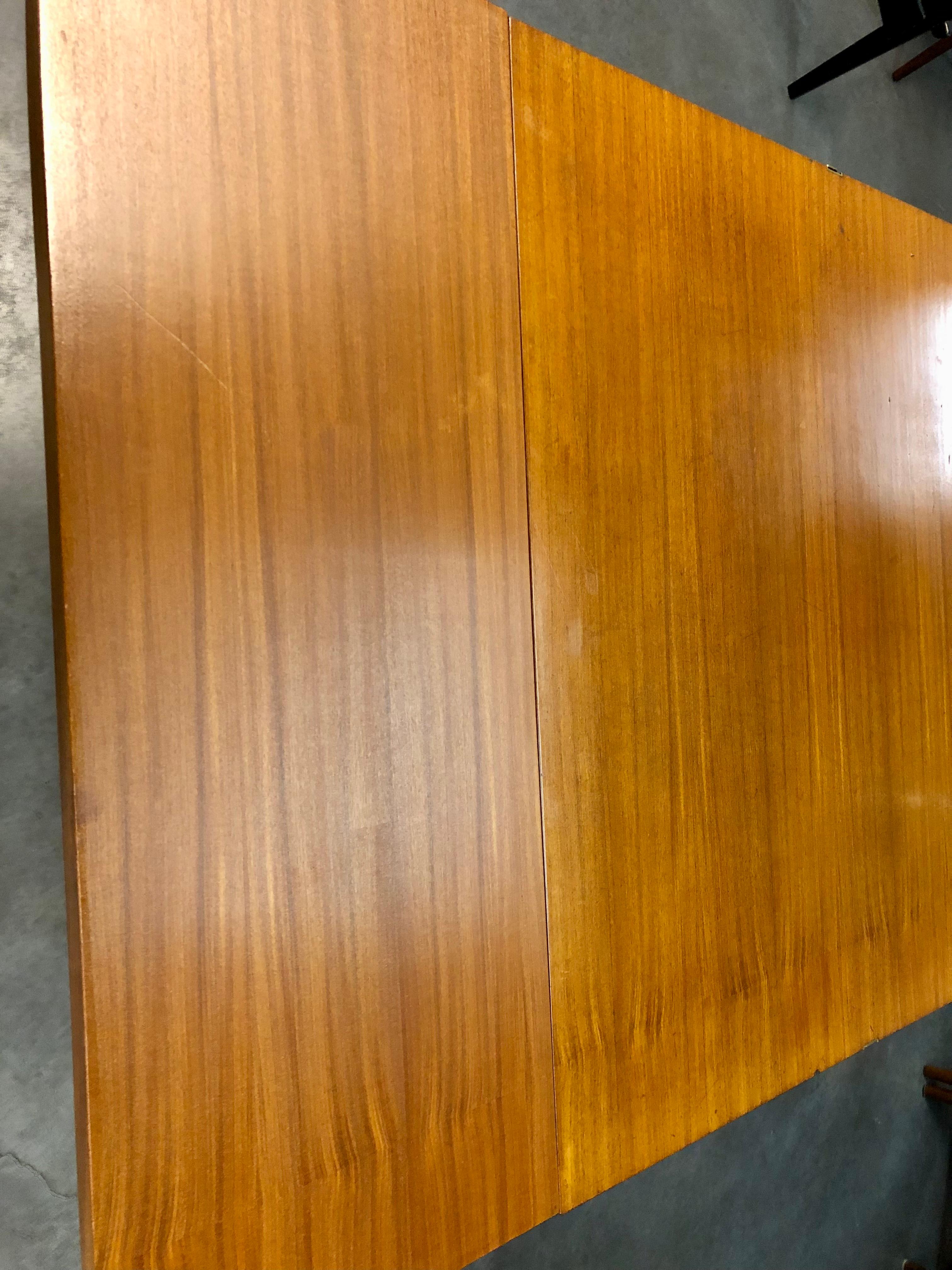 Italian Mid century modern dining or gaming table For Sale
