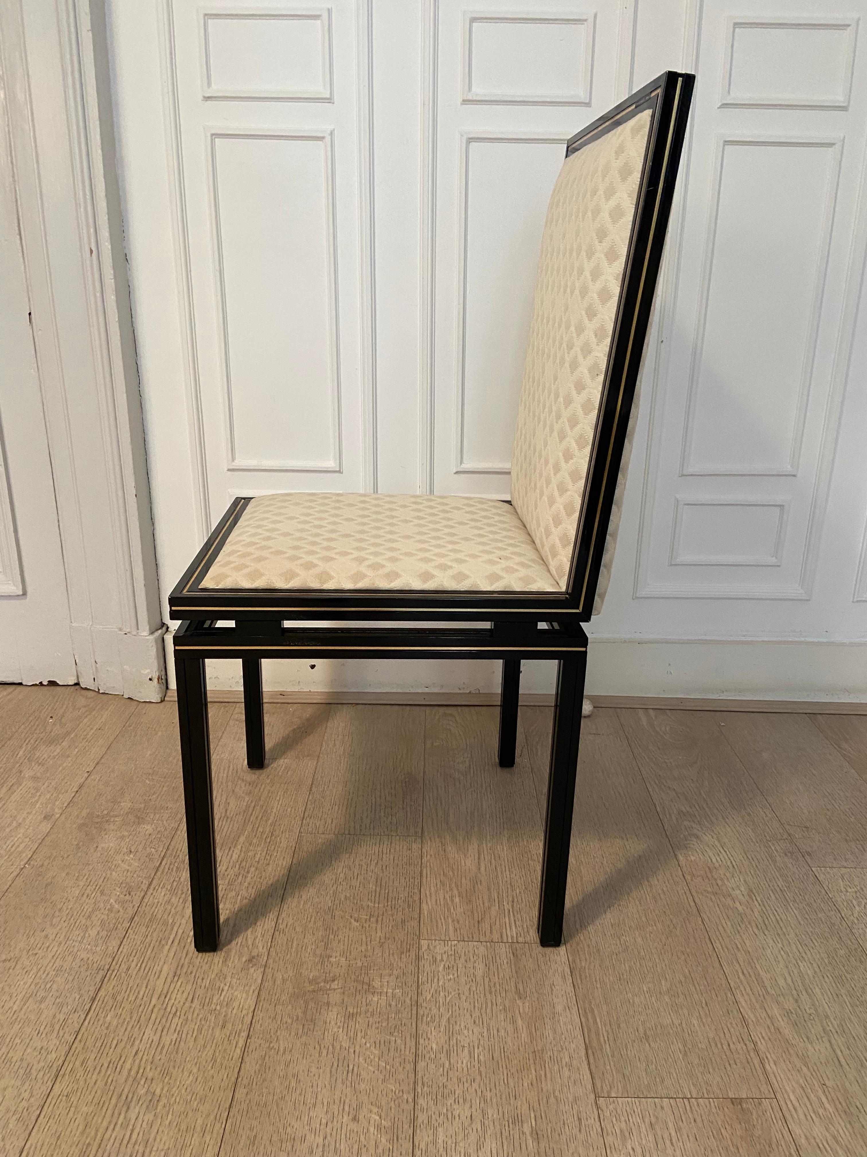 Mid-Century Modern Dining Room Chairs by Pierre Vandel, France 1970s Set of 4+2 For Sale 12