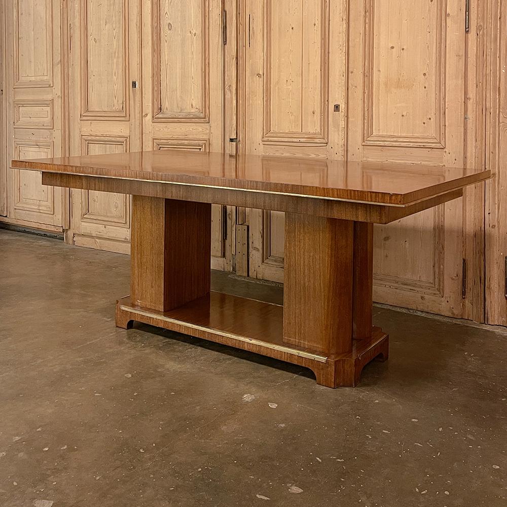 Mid-Century Modern Dining Room Ensemble by De Coene In Good Condition For Sale In Dallas, TX