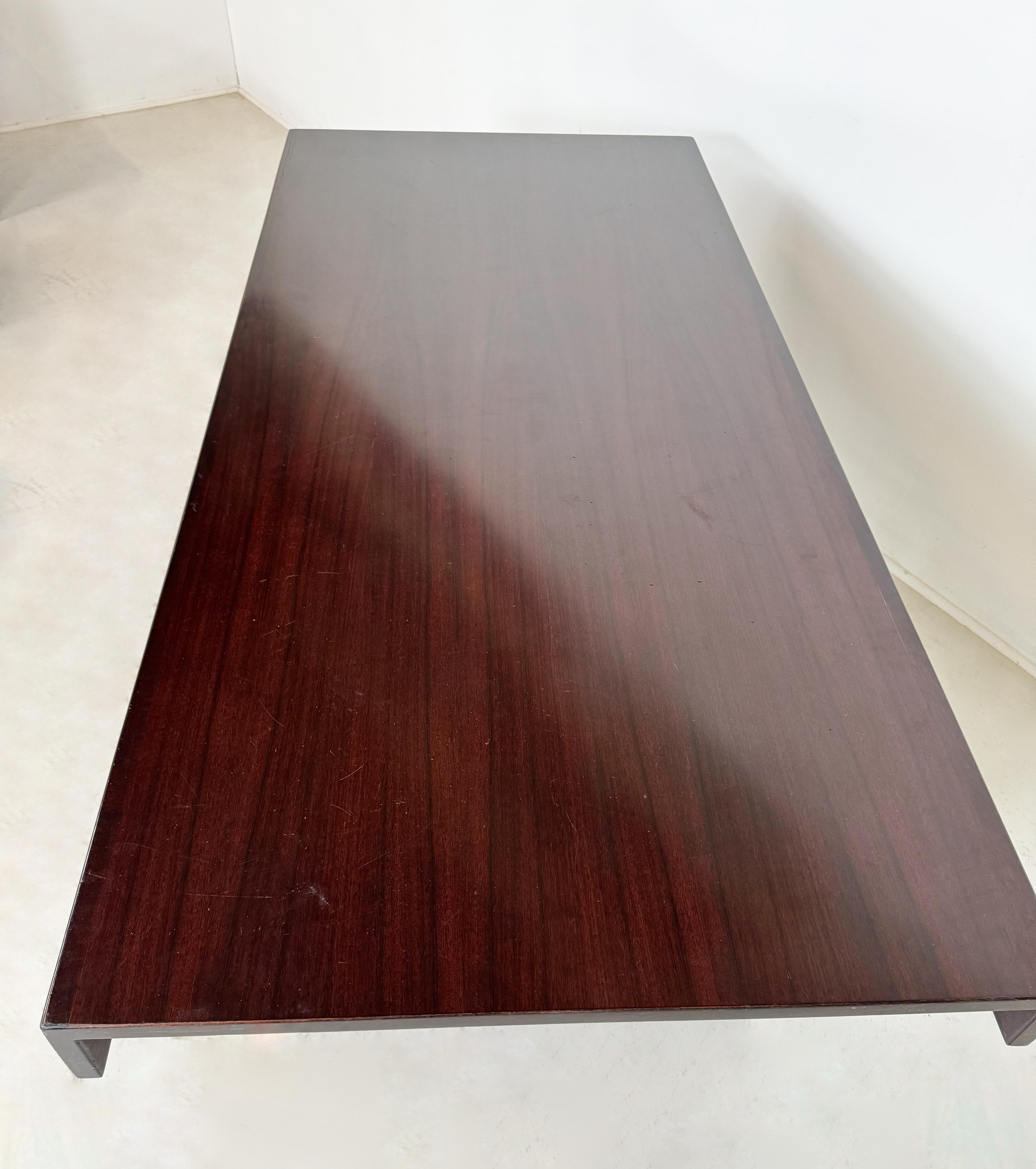 Mid-Century Modern Dining Room Table, Wood, Italian, 1960s For Sale 2