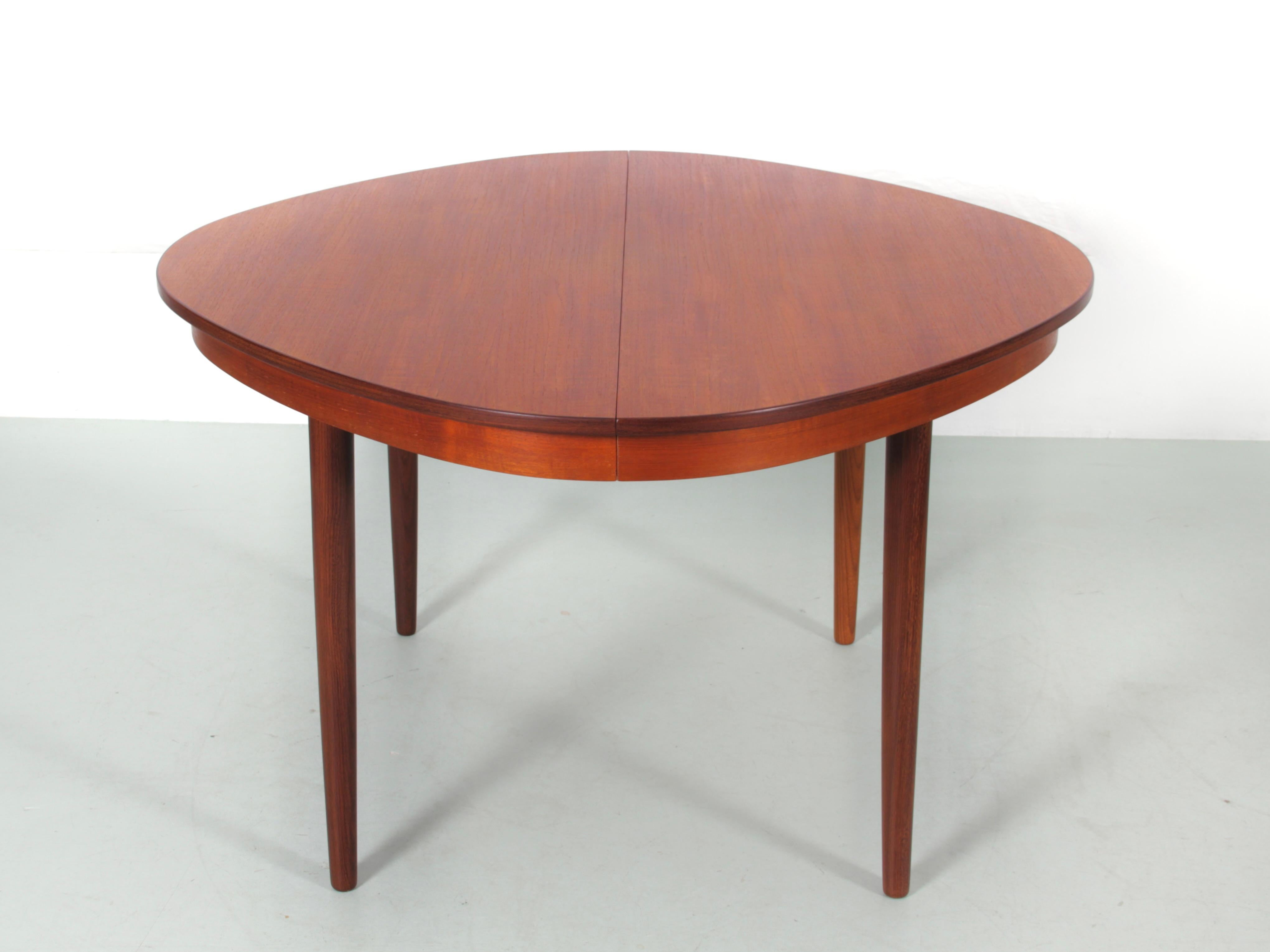 Danois Ensemble de salle à manger de style moderne du milieu du siècle par Hans Olsen pour Frem Rojle. en vente