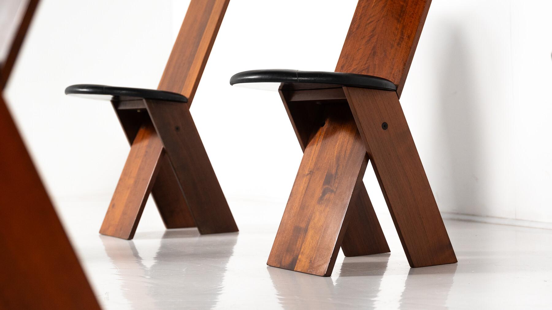Mid-Century Modern Dining Set by Marco Zanuzo for Poggi, Italy, 1970s For Sale 4