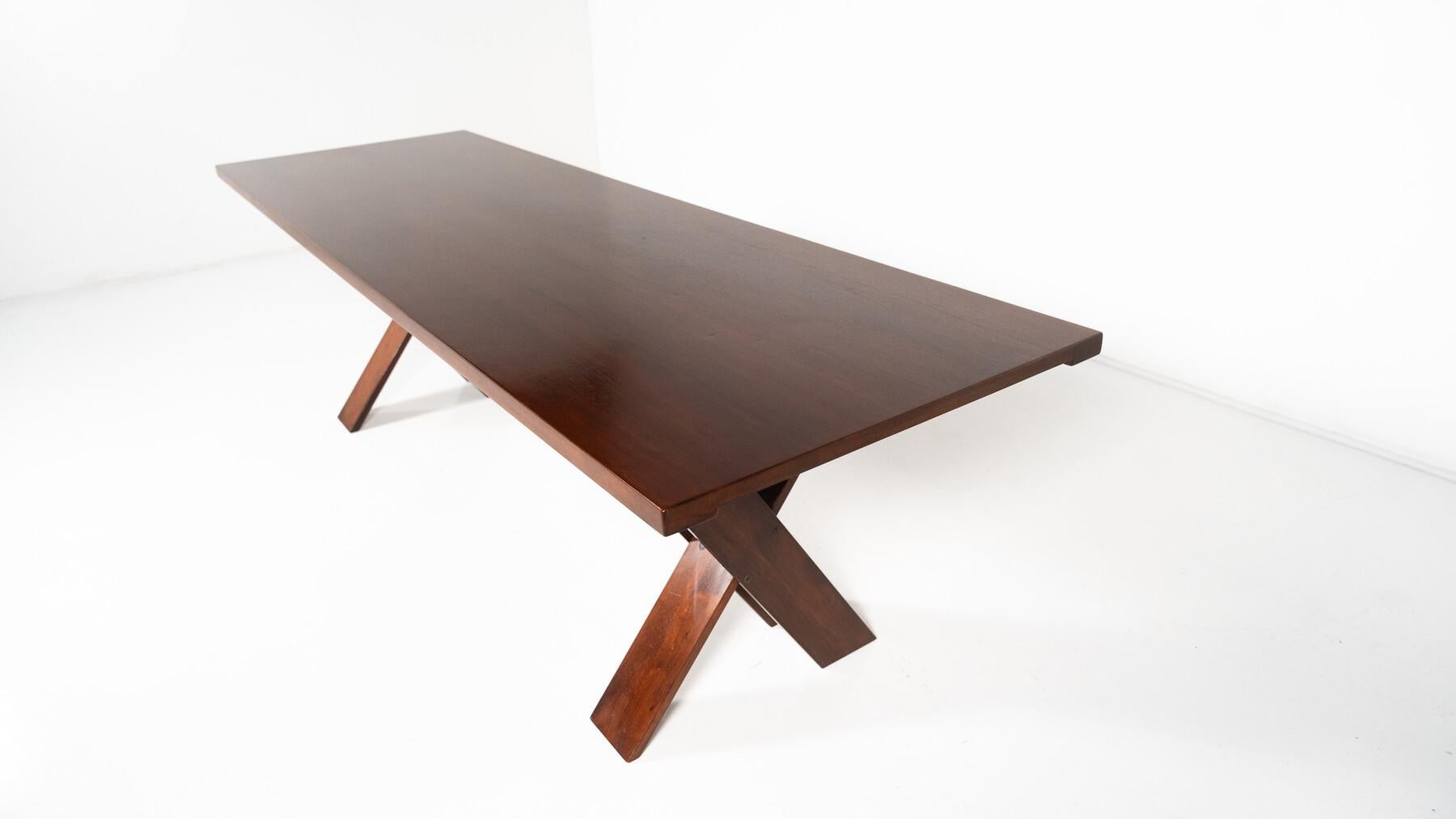 Mid-Century Modern Dining Set by Marco Zanuzo for Poggi, Italy, 1970s For Sale 6