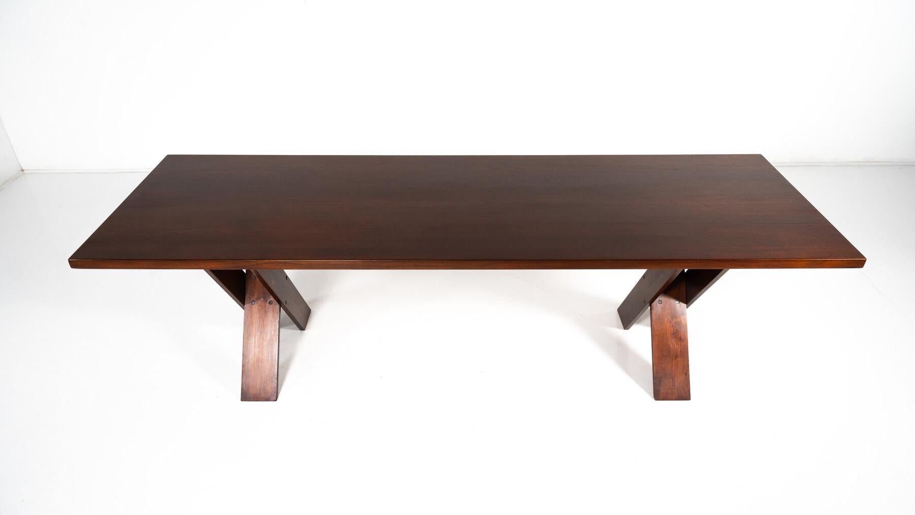 Mid-Century Modern Dining Set by Marco Zanuzo for Poggi, Italy, 1970s For Sale 7
