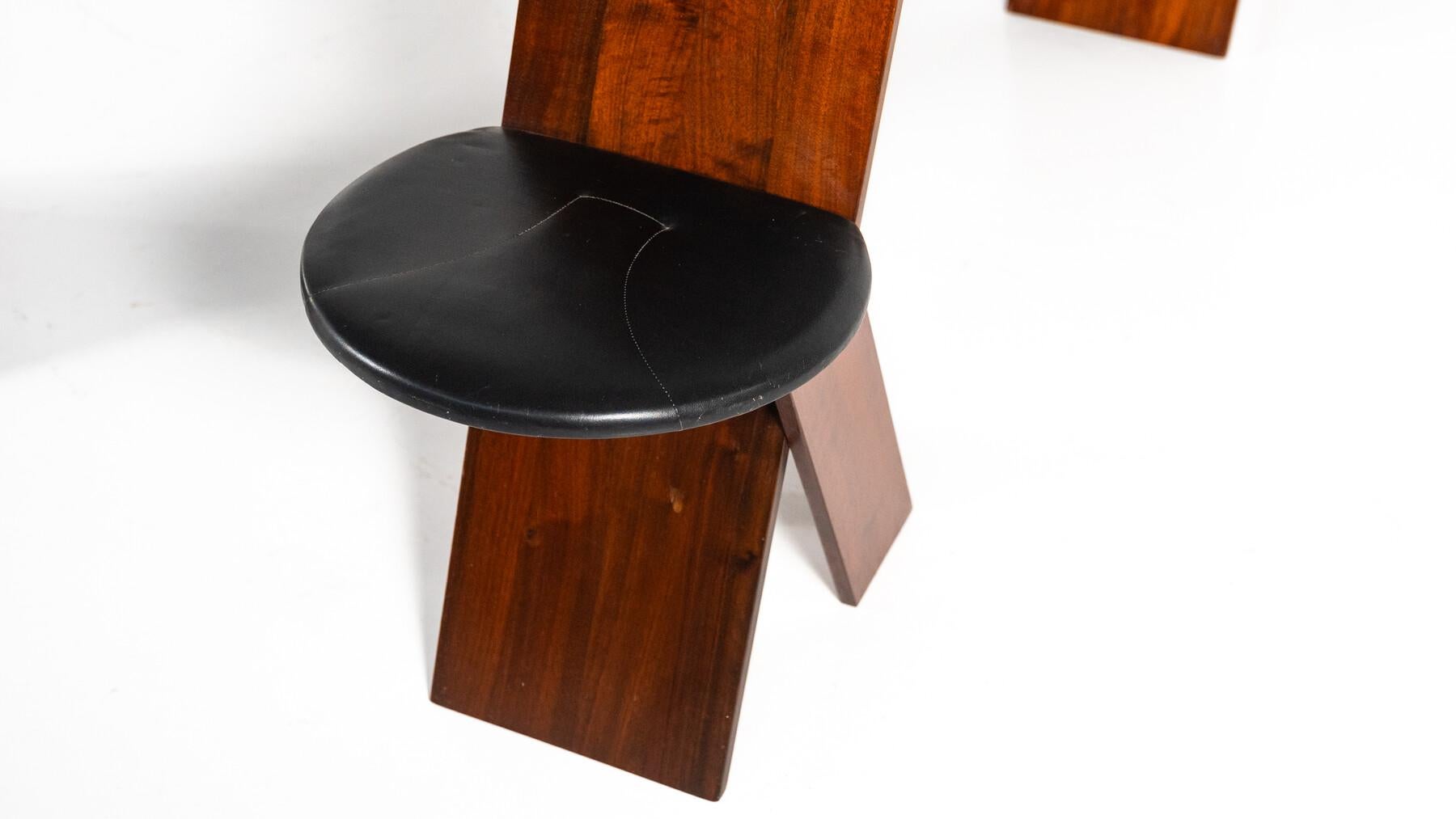 Mid-Century Modern Dining Set by Marco Zanuzo for Poggi, Italy, 1970s For Sale 1