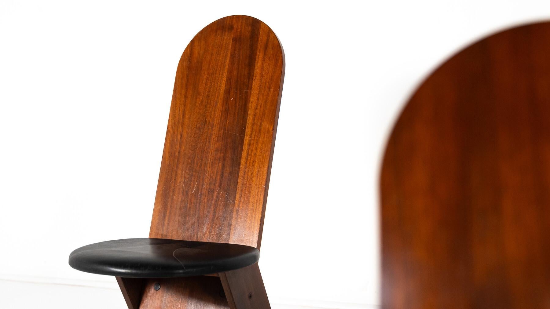 Mid-Century Modern Dining Set by Marco Zanuzo for Poggi, Italy, 1970s For Sale 2