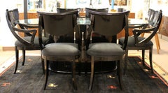 Mid-Century Modern Dining Set Table 6 Chairs Pietro Constantini Ello Italy 1970s