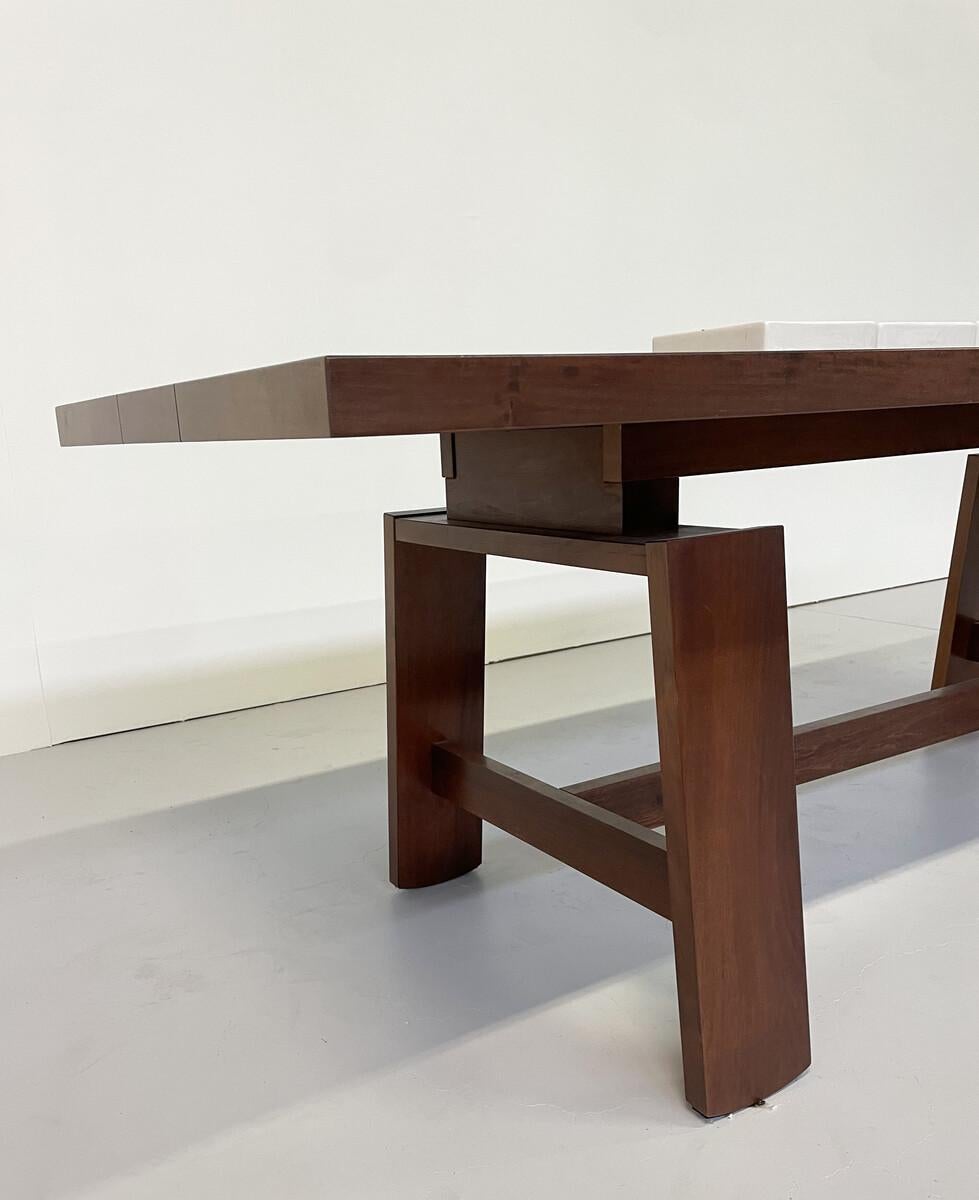 Mid-20th Century Mid-Century Modern Dining Table 611 by Silvio Coppola for Bernini, 1966 For Sale