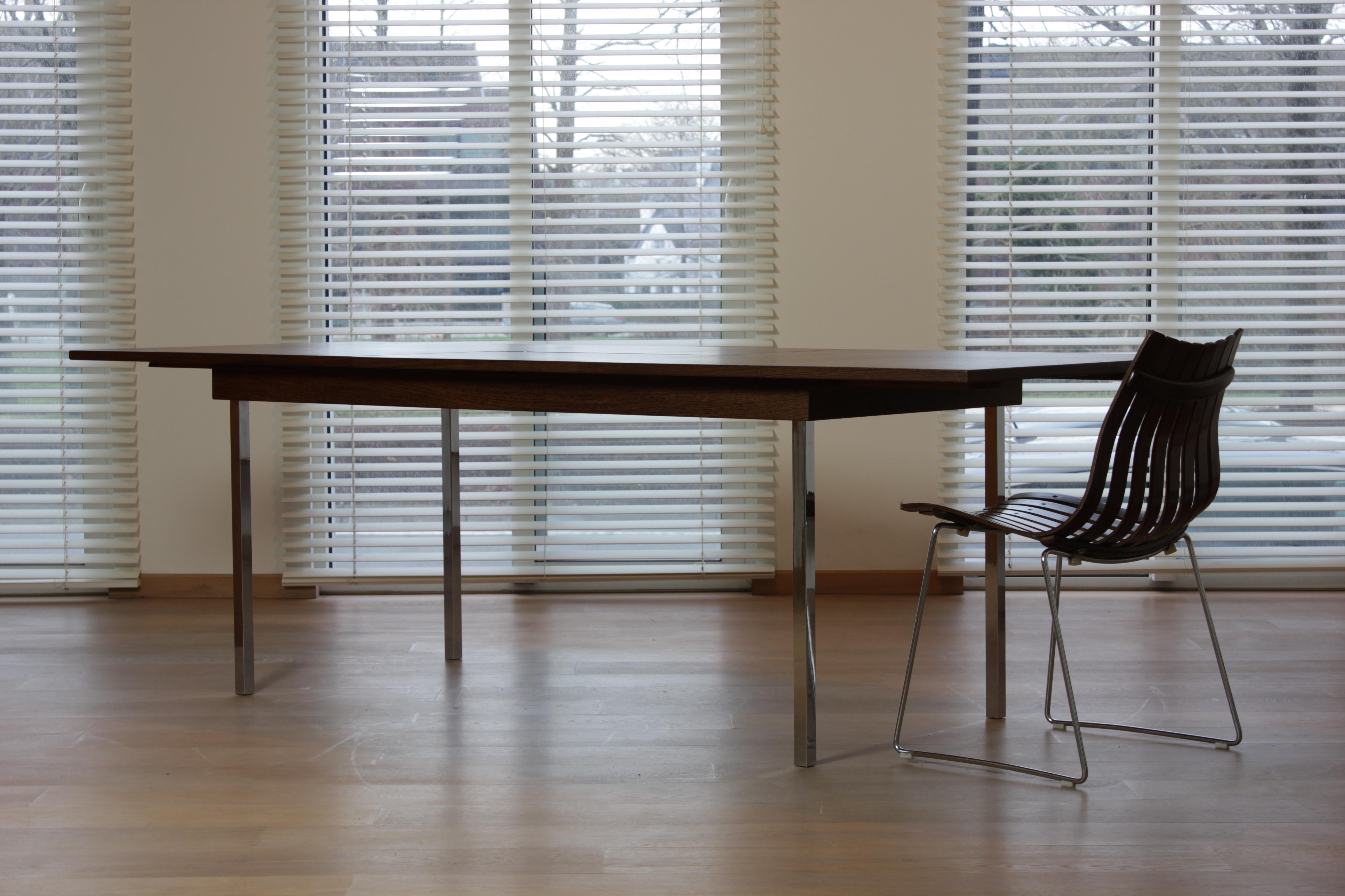 Mid Century Modern Dining table by Alfred Hendrickx for Belform, 1960s For Sale 1